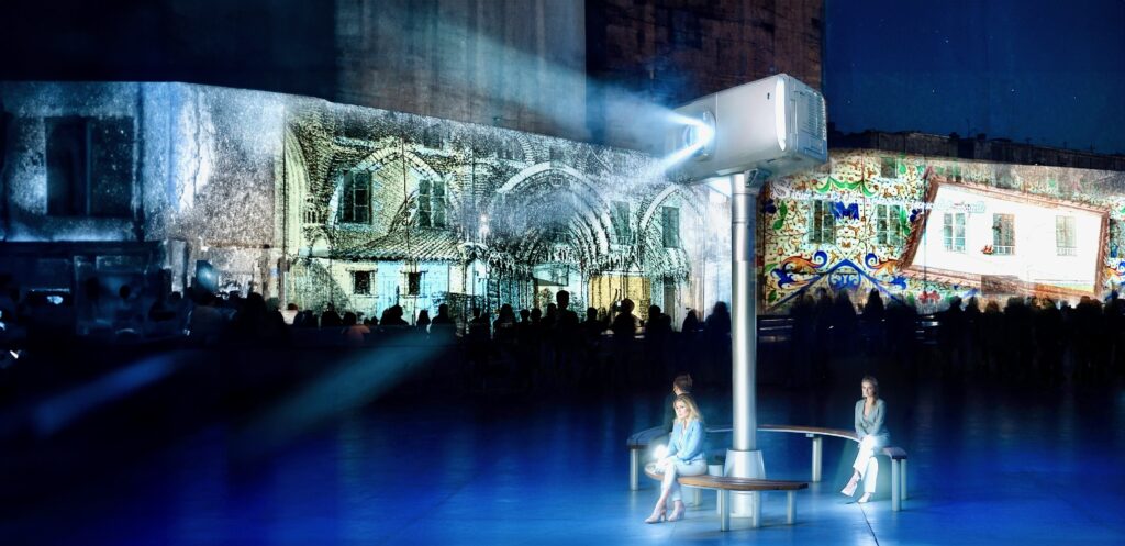 installation vidéo pérenne de charroux